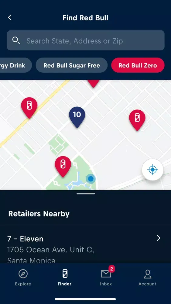 Red Bull AR Screenshots